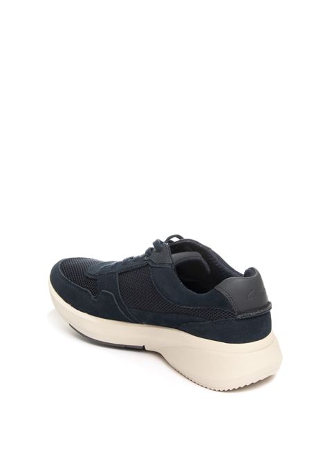 Navy lehman sneaker CLARKS ENGLAND | LEHMAN RACESUEDE/MESH-NAVY